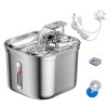 Dispenser Apa automat Sofia CONCEPT&reg;, Pentru Pisici si Caini, Otel Inoxidabil, 2,2 L, Silvery