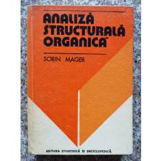 Analiza Structurala Organica - Sorin Mager ,553171