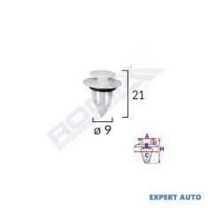 Clips fixare elemente prag pentru bmw, mini 9x21mm alb set 10 buc UNIVERSAL Universal #6