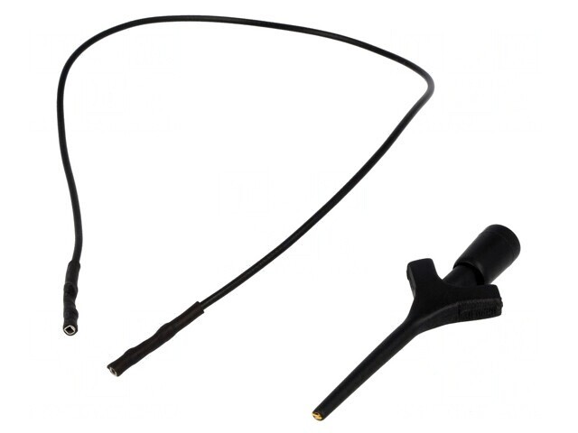 Clips de măsurare negru aurit 2A 60VDC cu pensetă