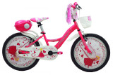 Bicicleta Copii Vision Princesse Culoare Roz Roata 20&quot; Otel PB Cod:222016000008