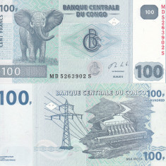 Congo 100 Francs 2013 UNC