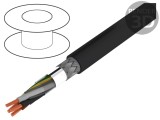 Cablu BiTservo UV 4G2.5mm&sup2; Negru LSZH 600V/1kV