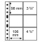 Grande PVC foi - 3/2 C pentru colectibile de hartie /5 buc. / , format A 4