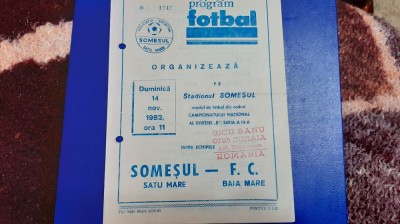 program Somesul SM - FC Baia Mare foto