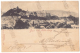4000 - SIGHISOARA, Mures, Panorama, Litho, Romania - old postcard - used - 1898, Circulata, Printata