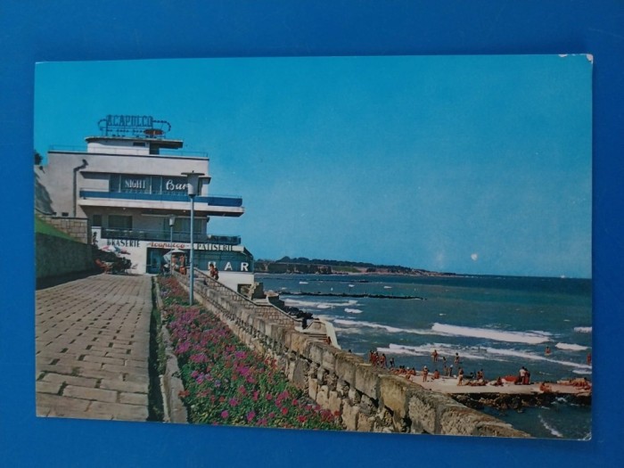 CPIB 23349 CARTE POSTALA - EFORIE NORD. BARUL &quot;ACAPULCO&quot;, CIRCULATA, 1973, STAMPILE, TIMBRU