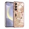 Husa premium Samsung Galaxy S24 Plus Techsuit Luxury Glitter MagSafe, roz auriu