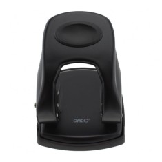 Perforator DACO 40 Coli, Negru, Perforator de Hartie, Perforatoare Manuale pentru Birou, Perforatoare pentru Hartie, Perforator Hartie cu Doua Perfora foto