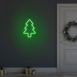 Cumpara ieftin Lampa de perete Christmas Pine, Neon Graph, 21x30x2 cm, verde