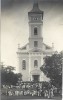P2363N Rebrișoara, mulțime de țărani rom&acirc;ni adunați &icirc;n fața bisericii, campanie electorală, anii 1920