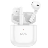 Cumpara ieftin Casti fara fir, Hoco, Conectare bluetooth, Alb