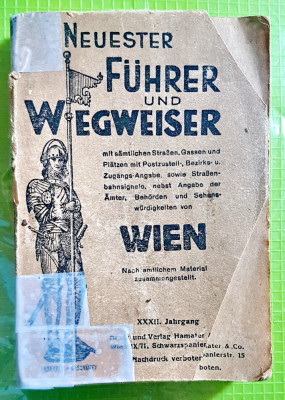 E529-Raritate-GHID VECHI VIENA AUSTRIA 1893 NEUESTER FUHRER WEGWEISER. foto