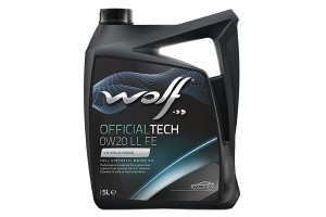 Ulei Motor WOLF OFFICIALTECH 0W20 LL FE 5L foto