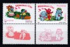 ROMANIA 2002 LP 1579 a ZIUA INDRAGOSTITILOR SERIE CU VINIETE MNH, Nestampilat