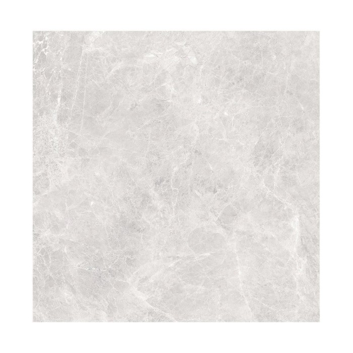 Gresie exterior / interior portelanata Runa Bianco, 60 x 60 cm, gri, mata, rectificata, aspect ciment