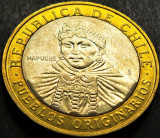 Cumpara ieftin Moneda exotica bimetal 100 PESOS - CHILE, anul 2016 * cod 2422 A = circulata, America Centrala si de Sud