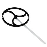 Cumpara ieftin Morisca Vant Jucarie 14cm, Forme Mixte ABS, Negru/Transparent - Jucarii Gradina, Petreceri, Exterior