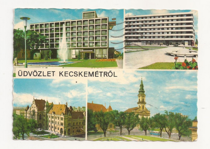 FA14 - Carte Postala- UNGARIA - Kecskem&eacute;t, circulata 1971