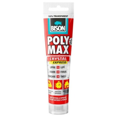 Adeziv si etanseizant, 115 g, Bison Poly Max Crystal Express GartenVIP DiyLine foto