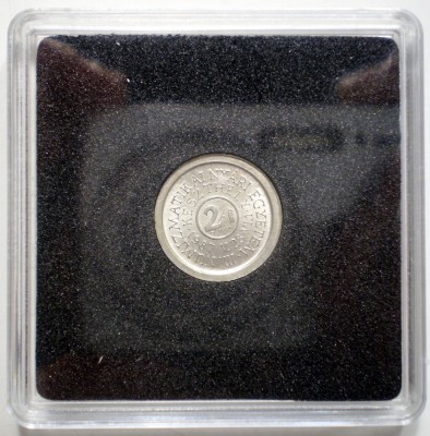 5.417 UNGARIA MEDALIE COMEMORATIVA 2 FILLER 1987 ARGINT foto