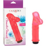 Vibrator cu stimulare Climaxer, 14 x 7 cm, Rosu#