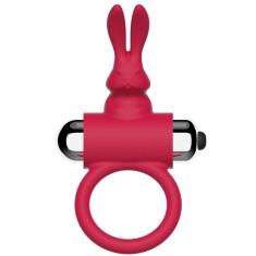 Inel cu vibratii Mira Bunny Ears Roz