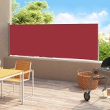 Cumpara ieftin Copertină laterală retractabilă de terasă, roșu, 200x500 cm