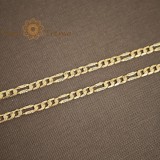 Cumpara ieftin Lantul Arhetip Fortis , Lant Unisex 18K Brazilia, 60 cm, 4 mm