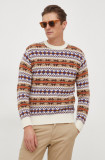 Cumpara ieftin United Colors of Benetton pulover de lana barbati, călduros