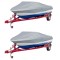 Gossi huse de barca, 2 buc., gri, lungime 427-488 cm, latime 229 cm