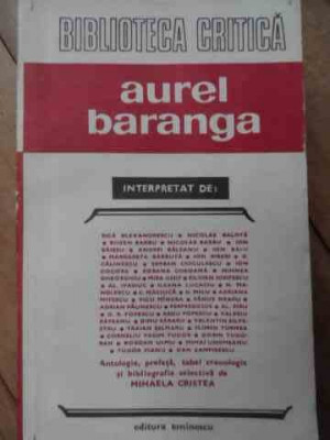 Aurel Baranga Interpretat - Colectiv ,522631 foto