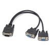 Cablu spliter port Serial 9 pini, Active, RS 232 tata la 2 mama, convertor serial la casa marcat datecs, POS, scaner si alte dispozitive rs232