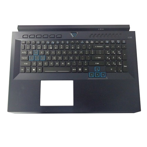 Carcasa superioara cu tastatura palmrest Laptop Gaming, Acer, Predator Helios 500 PH517-51, 6B.Q3NN7.030, EAZGQ003A1N, CP1EAZGQ00301A, TFQ53ZGQKPTN, i