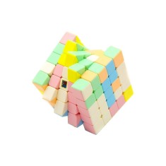 Cub Magic 5x5x5 Moyu MoFang Meilong, Stickerless macaron, 445CUB-1