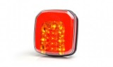 Lampa Spate LED Neon 3 Functii 12V 24V Universal E20 R10 R23 R38 Stop Frana Semnalizare 108x102mm