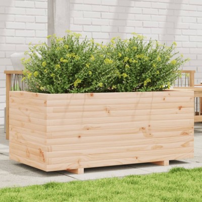 vidaXL Jardinieră de grădină, 110x60x49,5 cm, lemn masiv de pin 3282569 foto