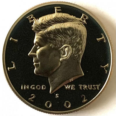 AMERICA HALF 1/2 DOLLAR 2002 LITERA S, PROOF, ( SAN FRANCISCO - KENNEDY.) foto