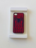 Husa Marvel Spider iPhone 4 / 4S, iPhone 4/4S, Rosu, Plastic