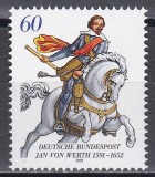 Germania 1991 - 400 de ani de la moartea generalului Jan von Werth, MNH, Nestampilat