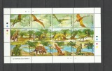 GUYANA 1993 FAUNA ANIMALE PREISTORICE DINOZAURI