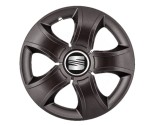 Cumpara ieftin Set 4 capace roti Bis Negru R16 pentru gama auto Seat, Autohelix MSA