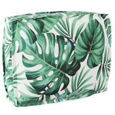 vidaXL Pernă pentru spătar din paleți model frunze 50 x 40 x 12 cm 42001466