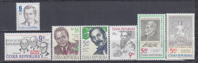 CEHIA CEHOSLOVACIA 2001/2002 PERSONALITATI ANIVERSARI LOT MNH foto