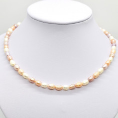Colier perle de cultura lunguiete 7-9mm 3 culori
