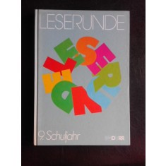 Leserunde, lese und Arbeitsbuch, 9 schuljahr (carte in limba germana, lectura si carte de lucru pentru clasa a 9-a)