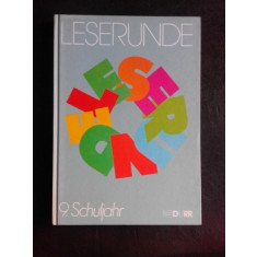 Leserunde, lese und Arbeitsbuch, 9 schuljahr (carte in limba germana, lectura si carte de lucru pentru clasa a 9-a)