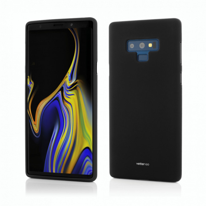 Husa Vetter GO pentru Samsung Galaxy Note 9, Soft Touch, Negru