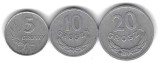 POLONIA Lot / 3buc - 5 + 10 + 20 GROSZY 1970 [2]