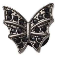 Jibbitz Crocs Black Butterfly